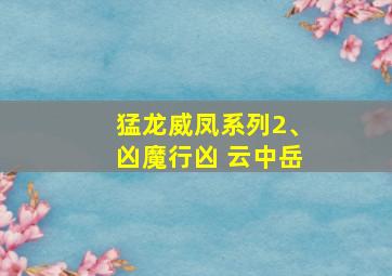 猛龙威凤系列2、凶魔行凶 云中岳